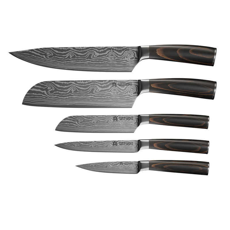 Yatoshi Knives Yatoshi Professional 5 Assorted Knife Set & Reviews